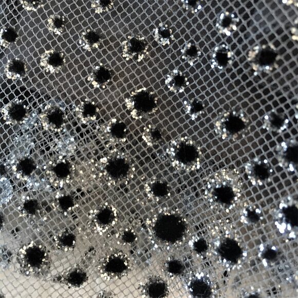 NWT RED Valentino sparkly tulle skirt party eu 44 / us M 8 gray - Picture 5 of 13